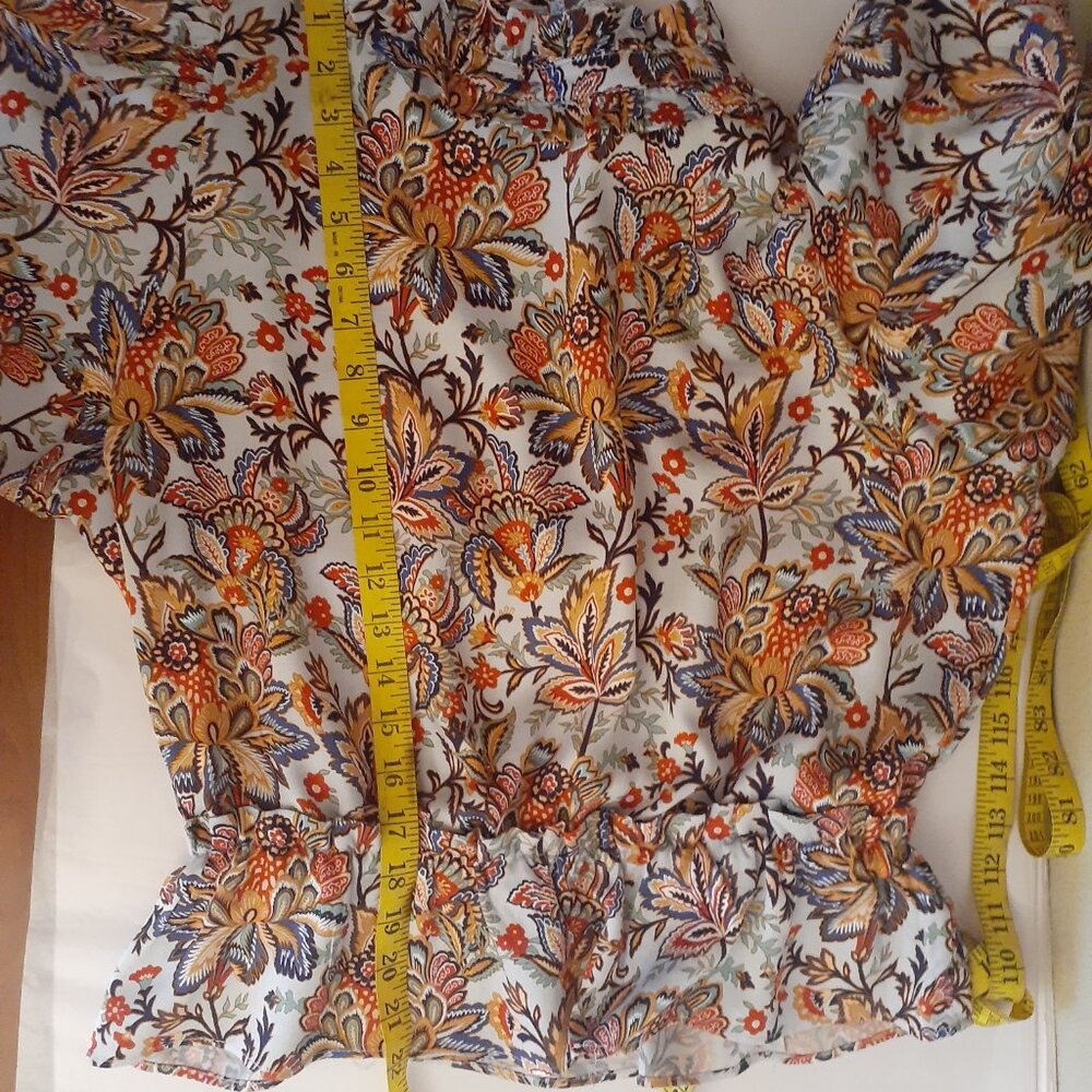 T Tahari Peplum Blouse - Picture 13 of 14